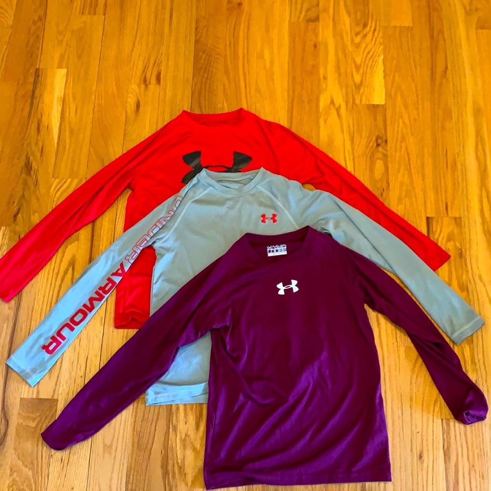 Boy’s Long Sleeve DriFit Under Armour Shirts